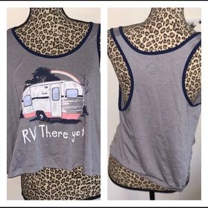 RV there yet? Cute flowy Camp shirt Sz.L